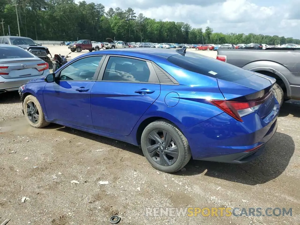 2 Photograph of a damaged car KMHLM4AG2NU239923 HYUNDAI ELANTRA 2022