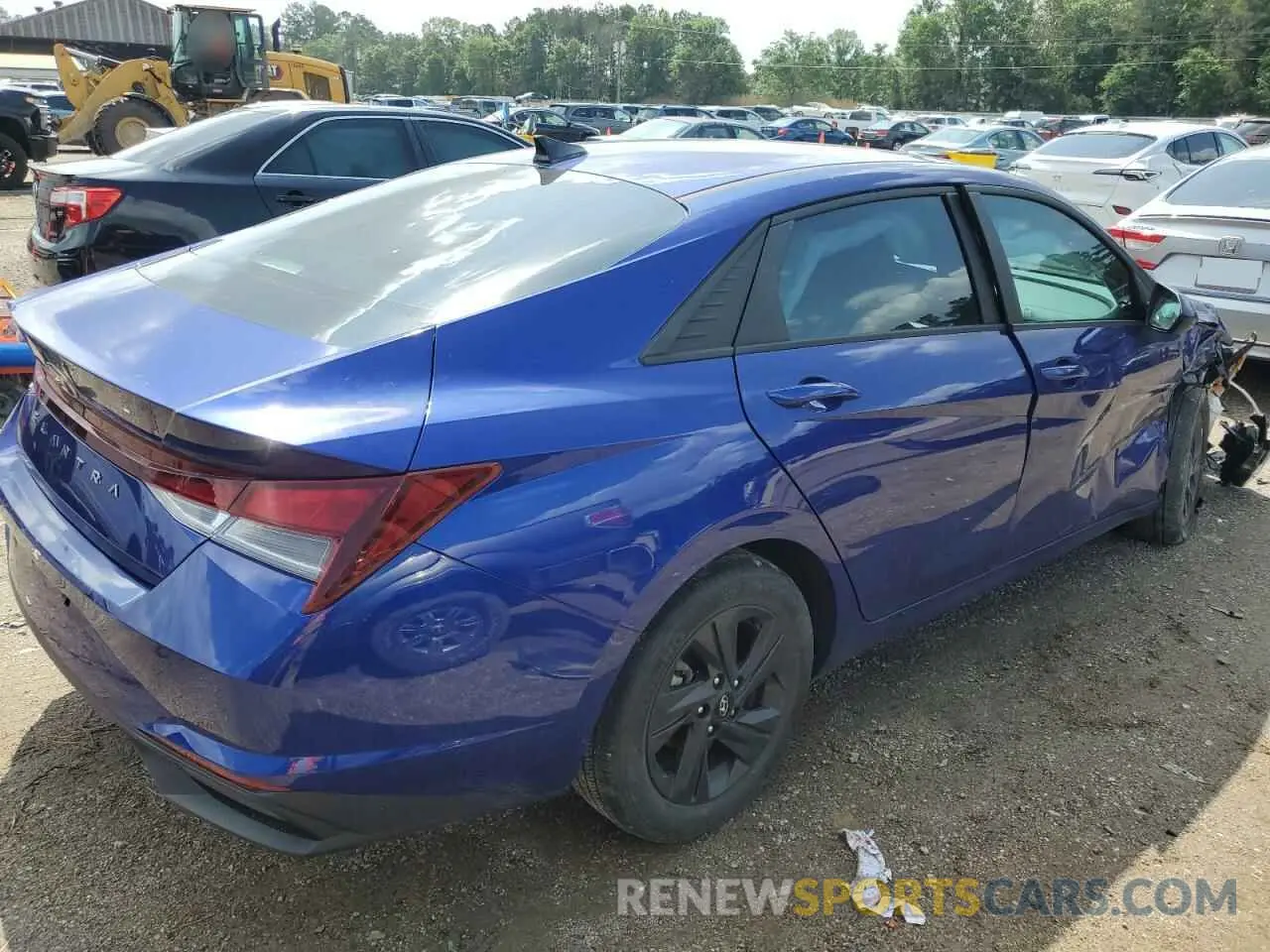 3 Photograph of a damaged car KMHLM4AG2NU239923 HYUNDAI ELANTRA 2022