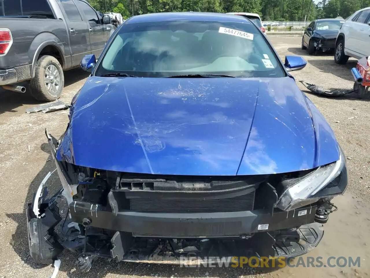 5 Photograph of a damaged car KMHLM4AG2NU239923 HYUNDAI ELANTRA 2022