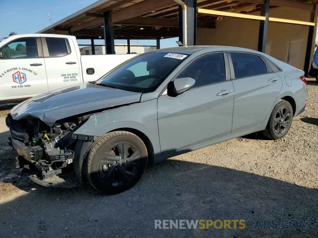 1 Photograph of a damaged car KMHLM4AG2NU322171 HYUNDAI ELANTRA 2022
