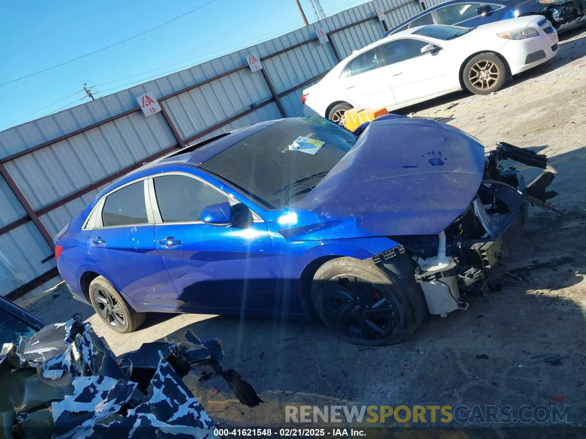 12 Photograph of a damaged car KMHLM4AG2NU339133 HYUNDAI ELANTRA 2022
