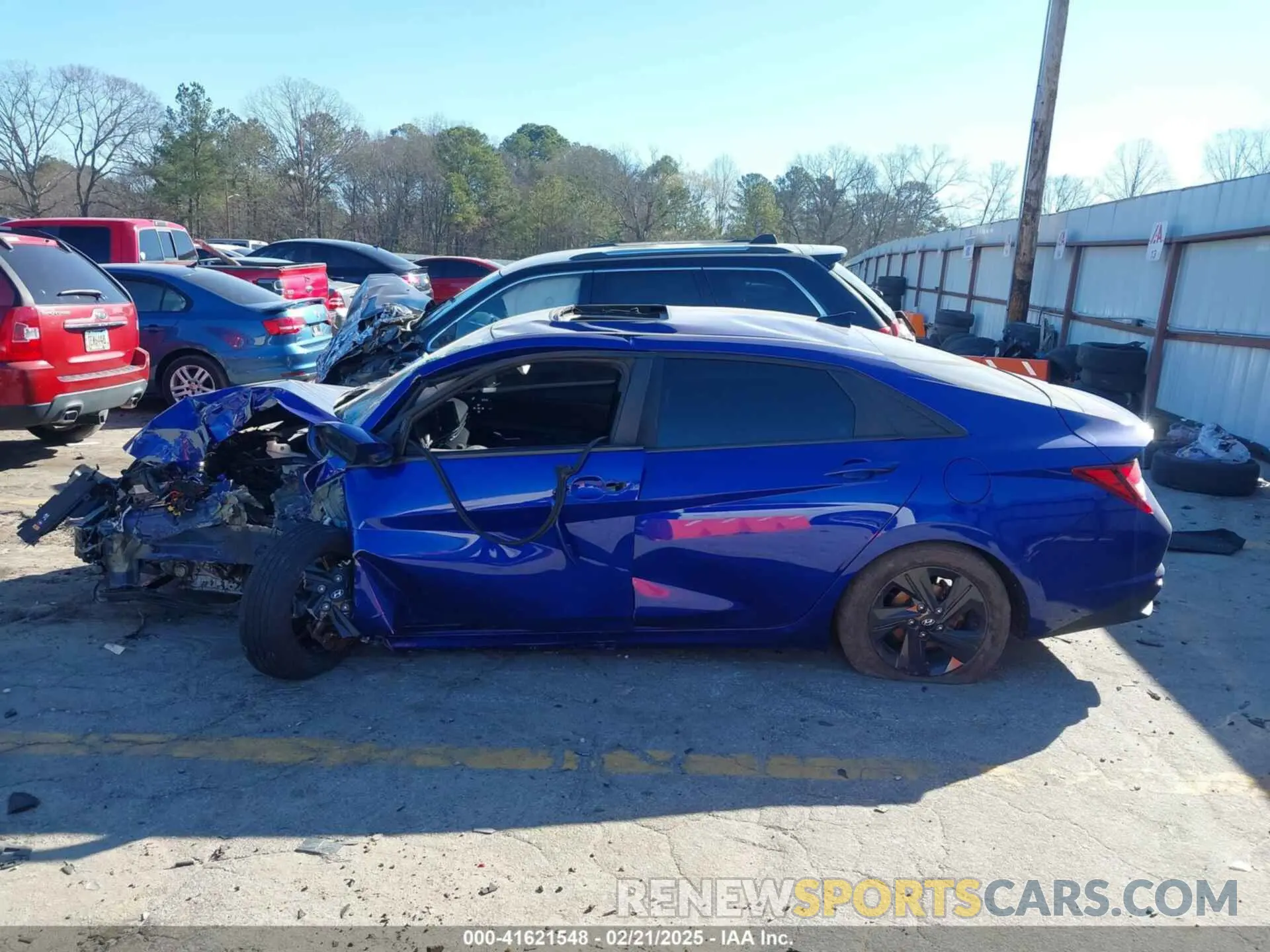 13 Photograph of a damaged car KMHLM4AG2NU339133 HYUNDAI ELANTRA 2022