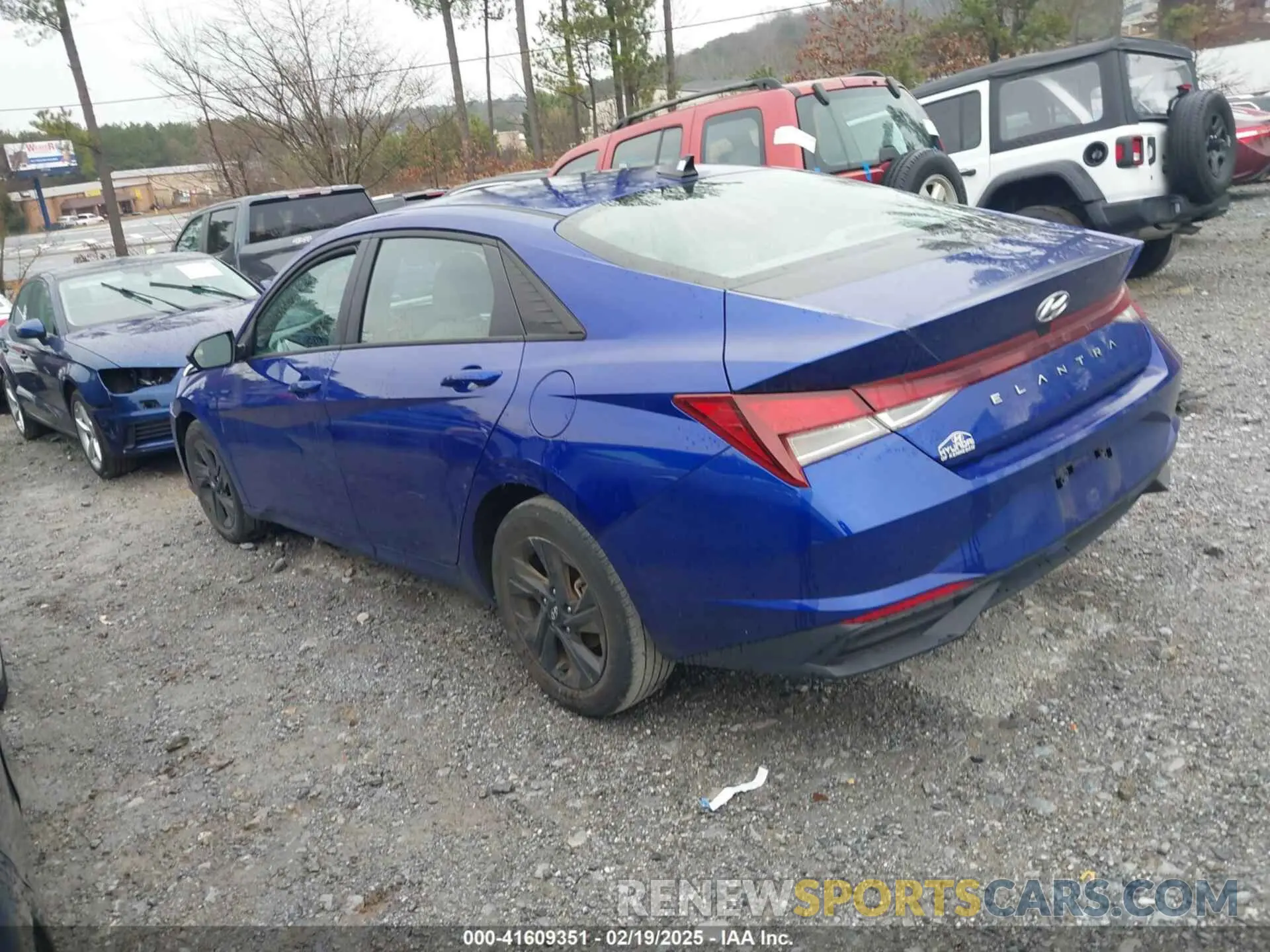 3 Photograph of a damaged car KMHLM4AG2NU348253 HYUNDAI ELANTRA 2022