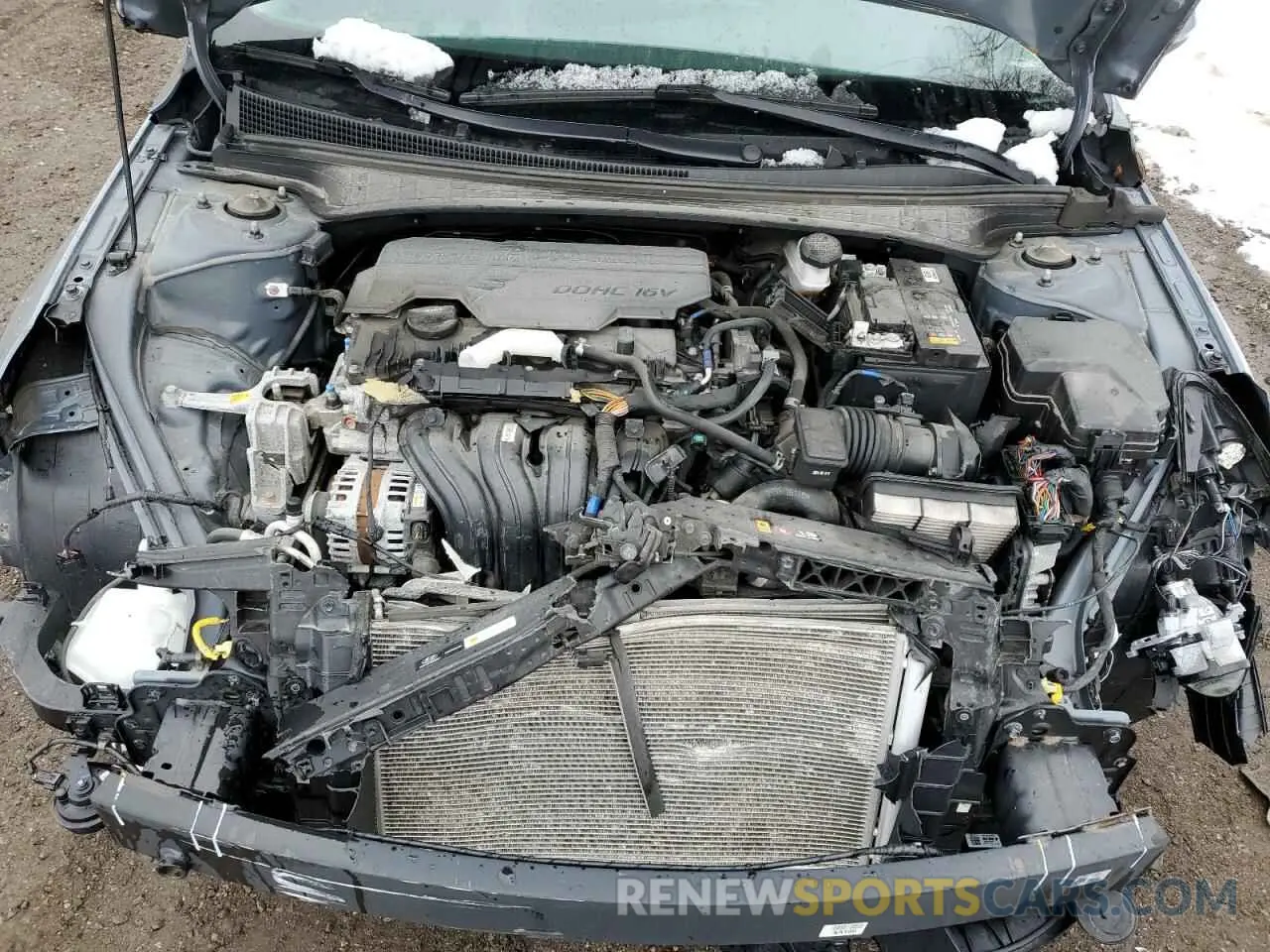 11 Photograph of a damaged car KMHLM4AG3NU215629 HYUNDAI ELANTRA 2022