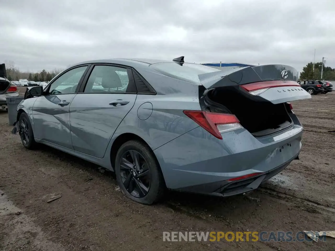2 Photograph of a damaged car KMHLM4AG3NU215629 HYUNDAI ELANTRA 2022