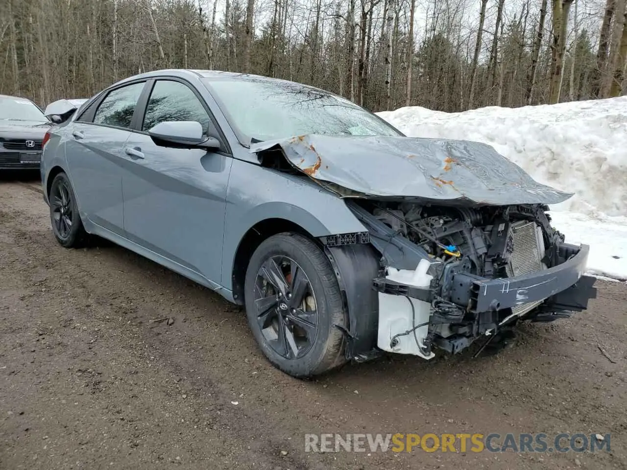 4 Photograph of a damaged car KMHLM4AG3NU215629 HYUNDAI ELANTRA 2022