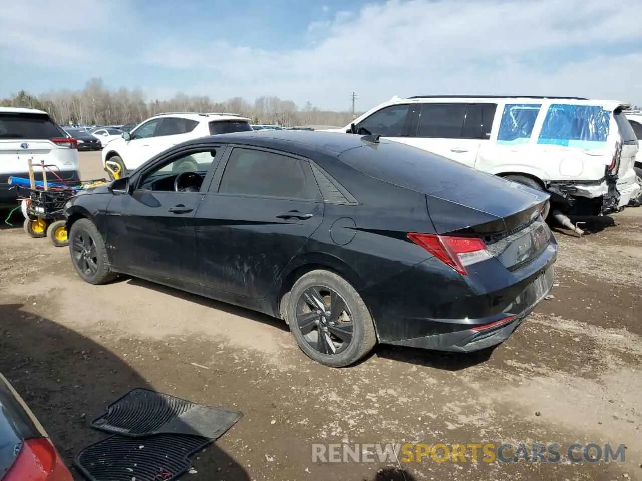 2 Photograph of a damaged car KMHLM4AG3NU282974 HYUNDAI ELANTRA 2022