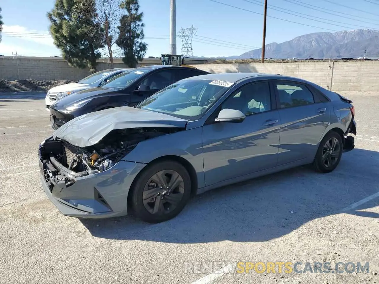 1 Photograph of a damaged car KMHLM4AG3NU301328 HYUNDAI ELANTRA 2022
