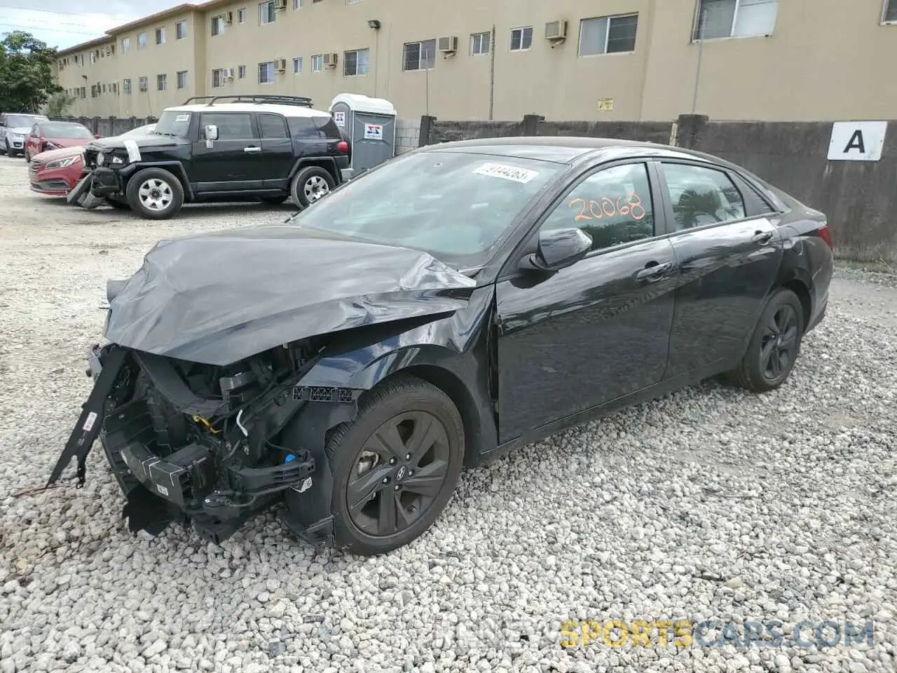 1 Photograph of a damaged car KMHLM4AG3NU322034 HYUNDAI ELANTRA 2022