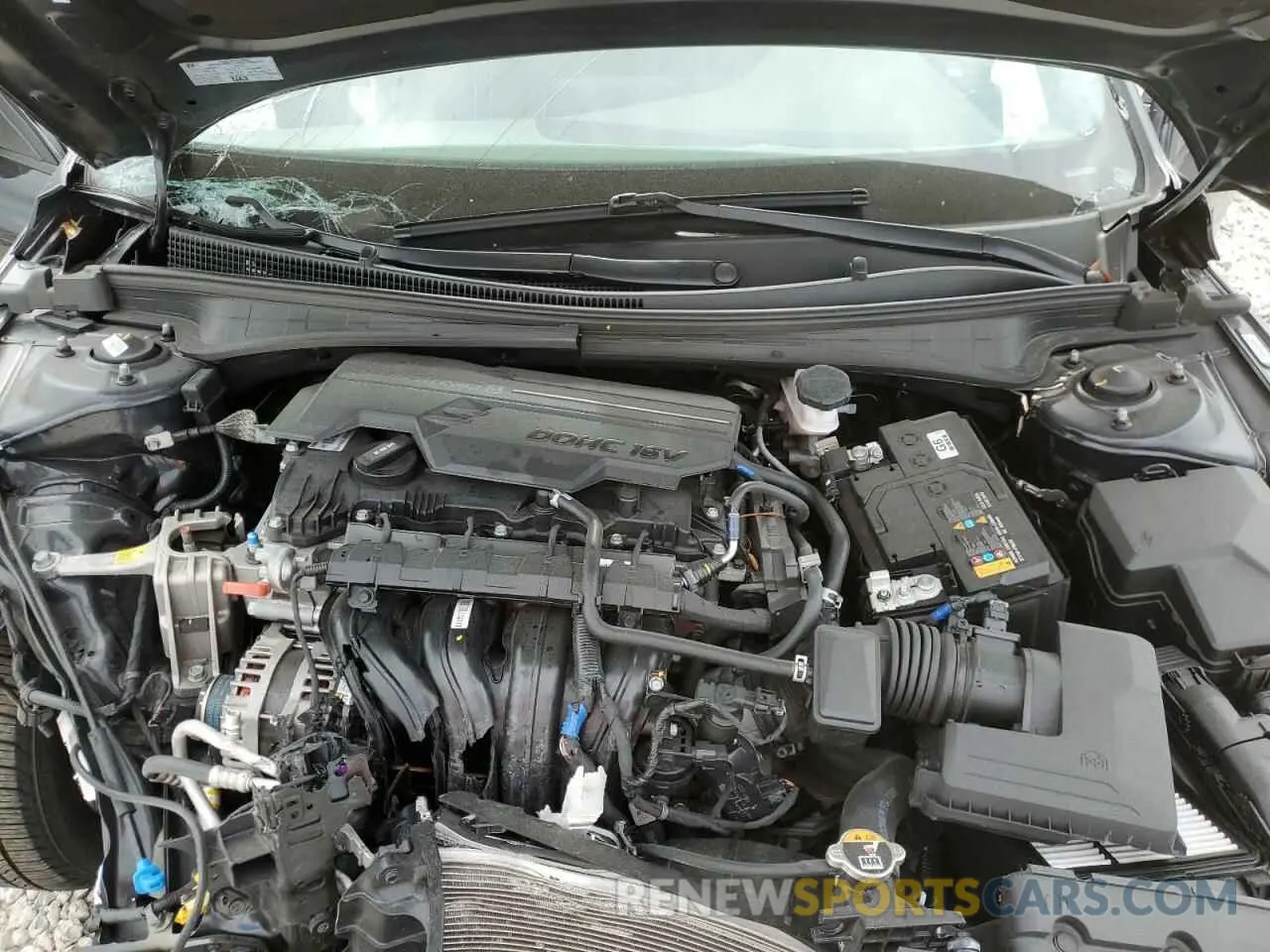13 Photograph of a damaged car KMHLM4AG3NU322034 HYUNDAI ELANTRA 2022