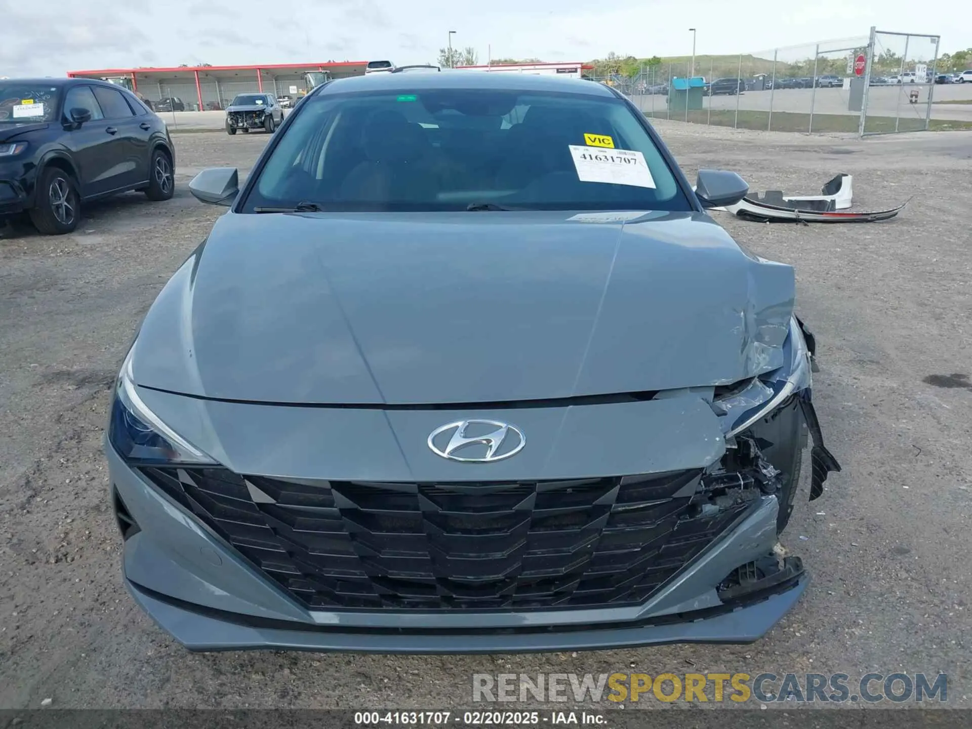 13 Photograph of a damaged car KMHLM4AG3NU328691 HYUNDAI ELANTRA 2022