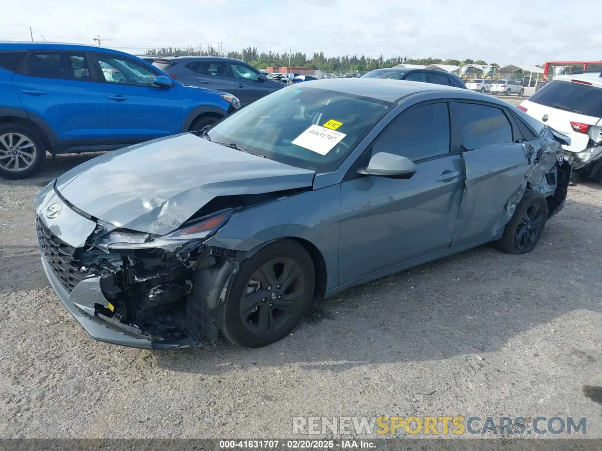 2 Photograph of a damaged car KMHLM4AG3NU328691 HYUNDAI ELANTRA 2022