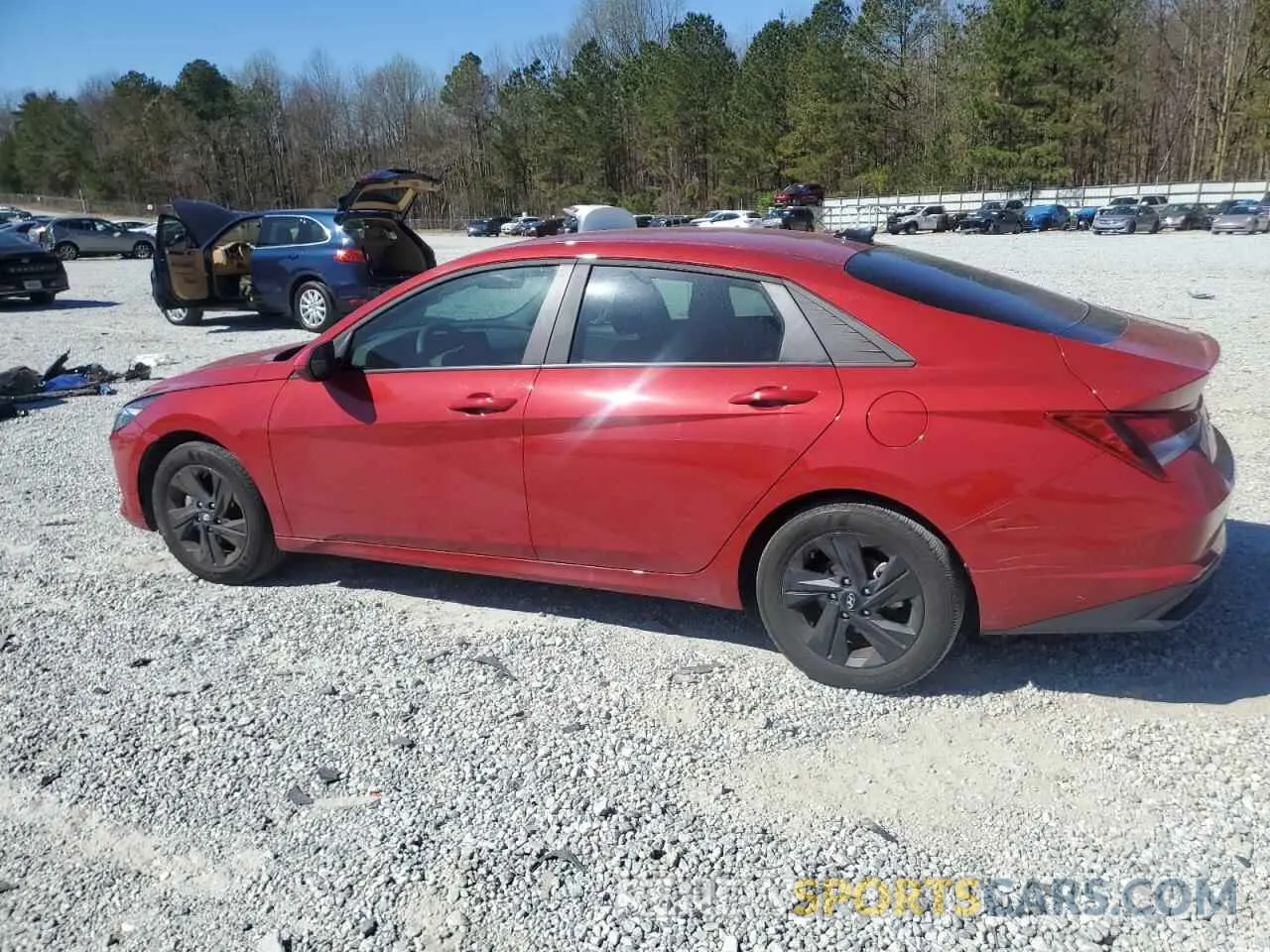2 Photograph of a damaged car KMHLM4AG3NU331137 HYUNDAI ELANTRA 2022