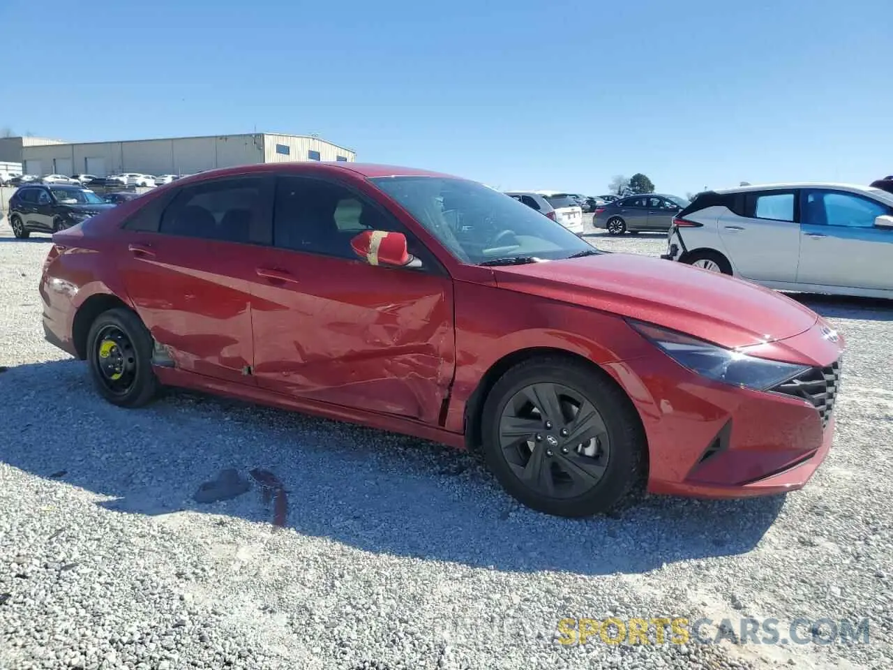 4 Photograph of a damaged car KMHLM4AG3NU331137 HYUNDAI ELANTRA 2022