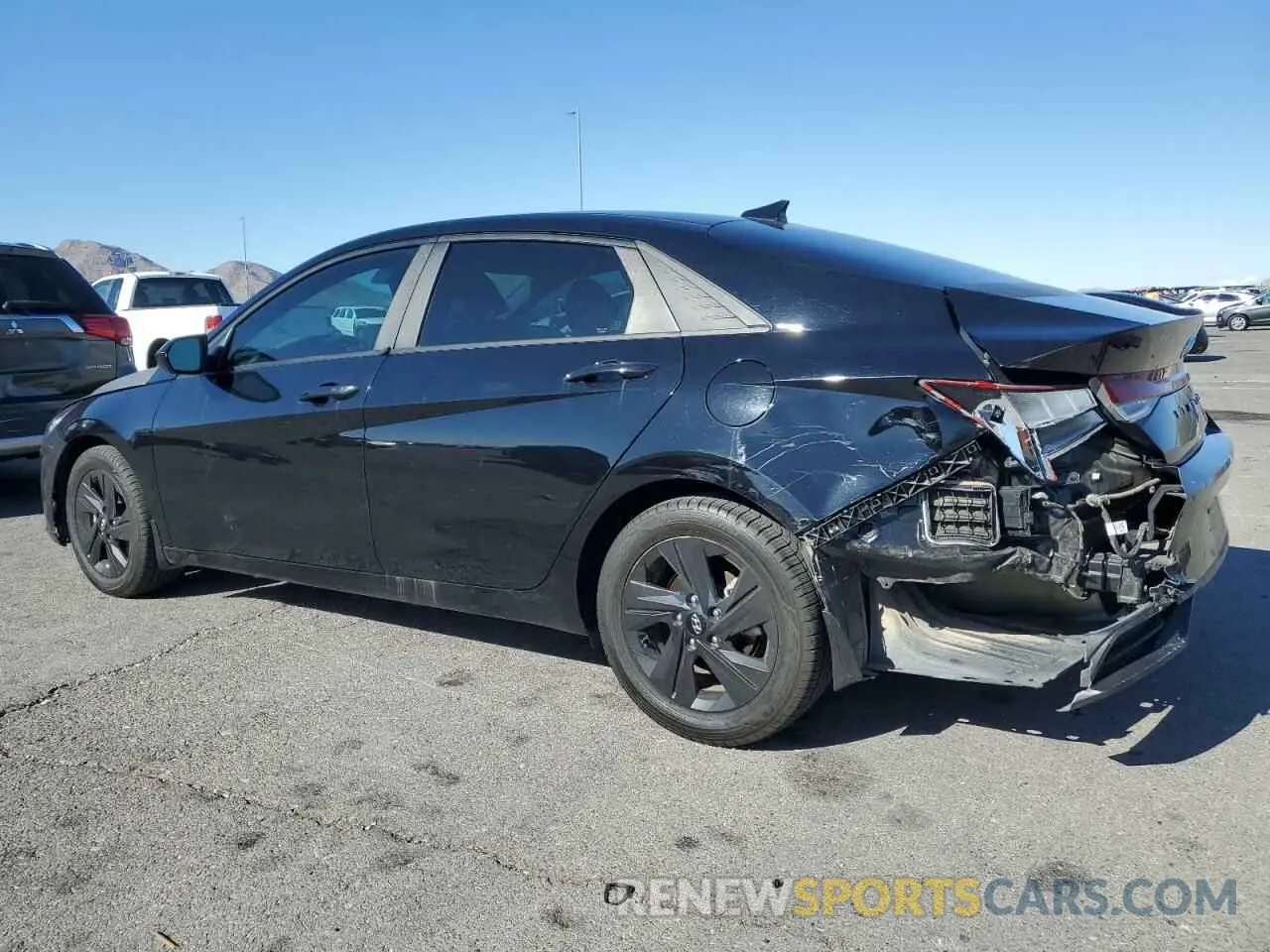 2 Photograph of a damaged car KMHLM4AG3NU344678 HYUNDAI ELANTRA 2022
