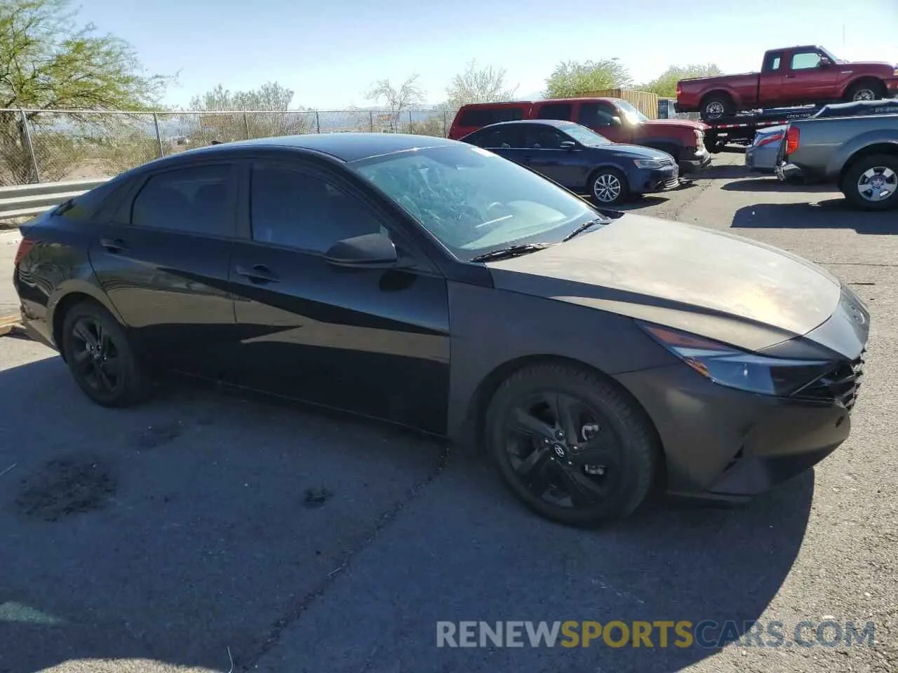 4 Photograph of a damaged car KMHLM4AG3NU344678 HYUNDAI ELANTRA 2022