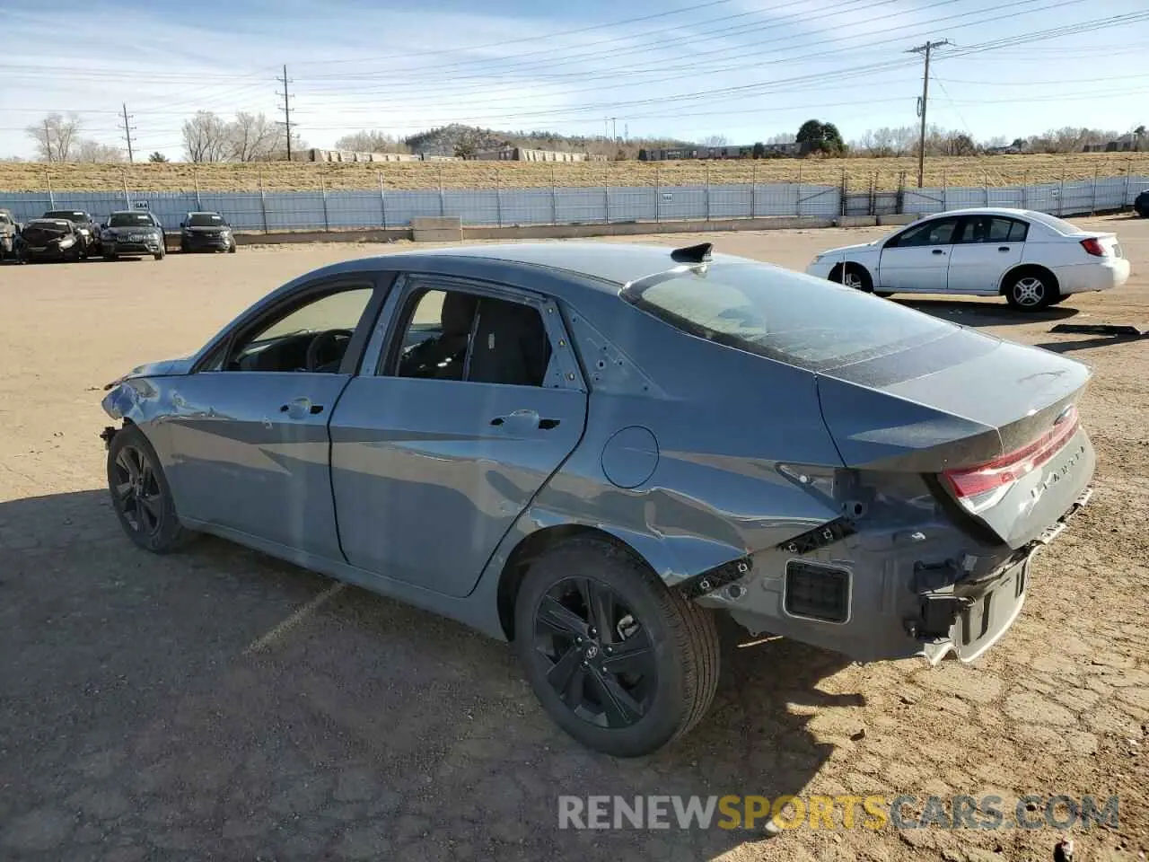 2 Photograph of a damaged car KMHLM4AG3NU363683 HYUNDAI ELANTRA 2022
