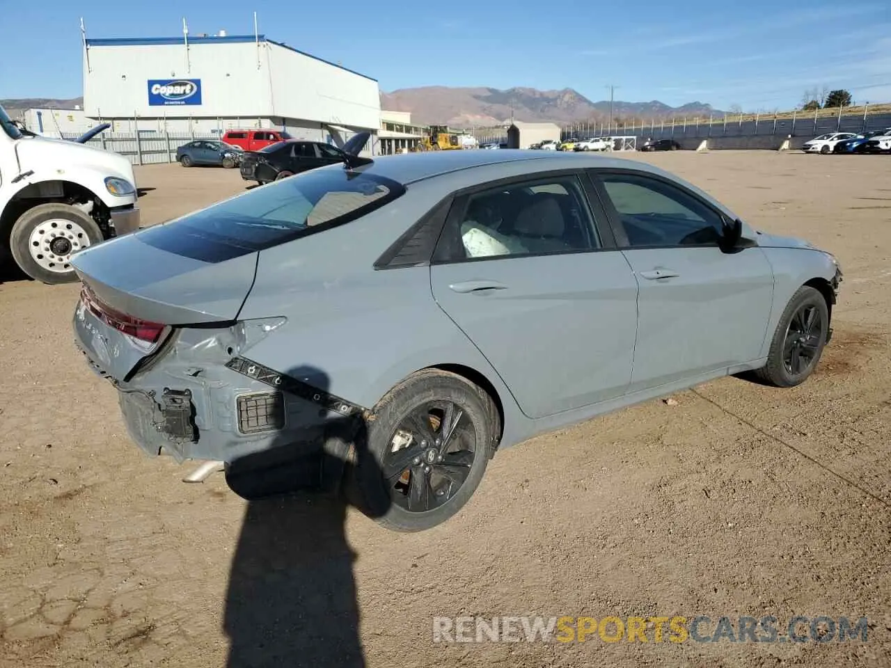 3 Photograph of a damaged car KMHLM4AG3NU363683 HYUNDAI ELANTRA 2022