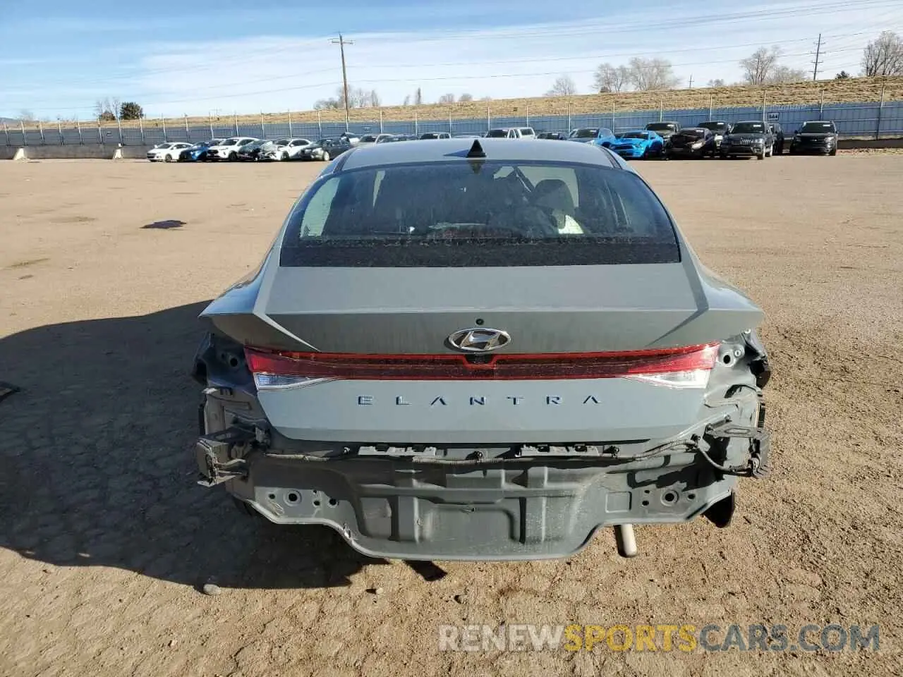 6 Photograph of a damaged car KMHLM4AG3NU363683 HYUNDAI ELANTRA 2022