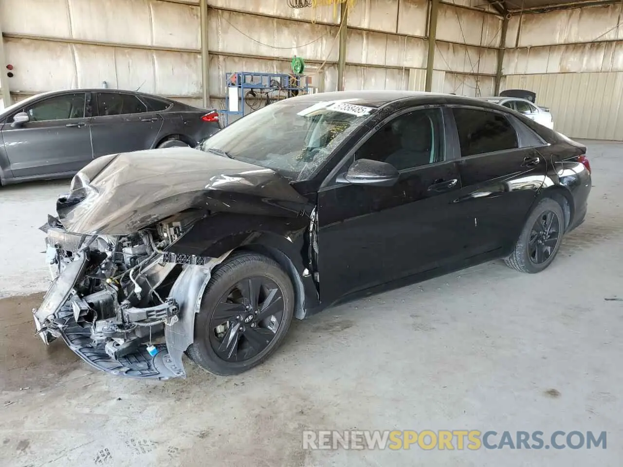 1 Photograph of a damaged car KMHLM4AG4NU221102 HYUNDAI ELANTRA 2022