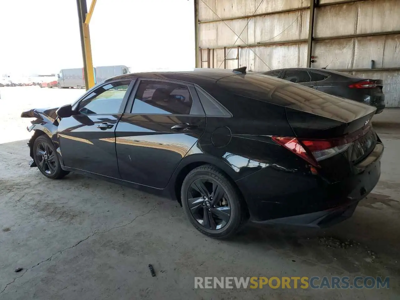 2 Photograph of a damaged car KMHLM4AG4NU221102 HYUNDAI ELANTRA 2022