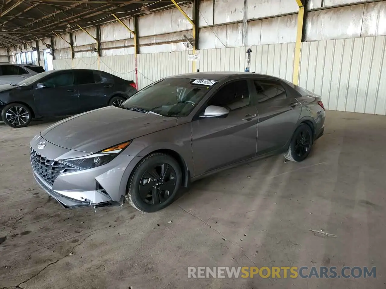 1 Photograph of a damaged car KMHLM4AG4NU240863 HYUNDAI ELANTRA 2022
