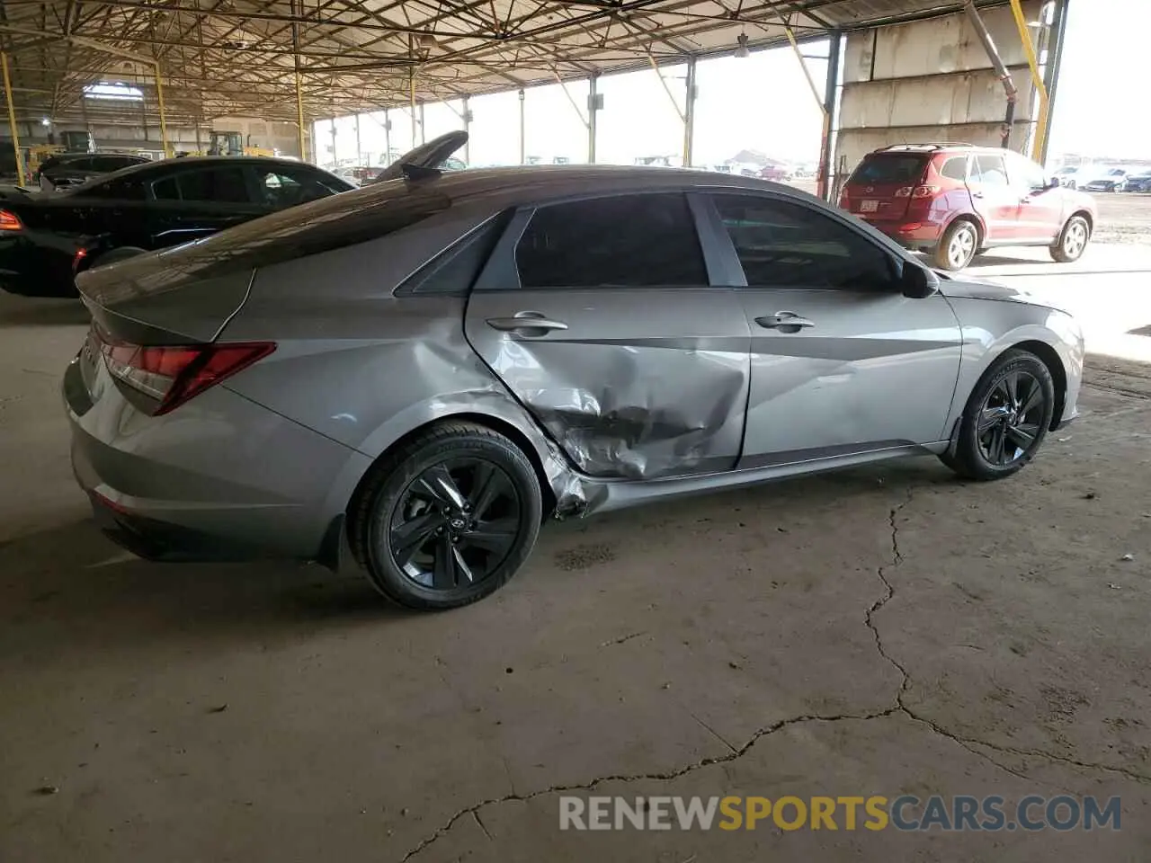 3 Photograph of a damaged car KMHLM4AG4NU240863 HYUNDAI ELANTRA 2022