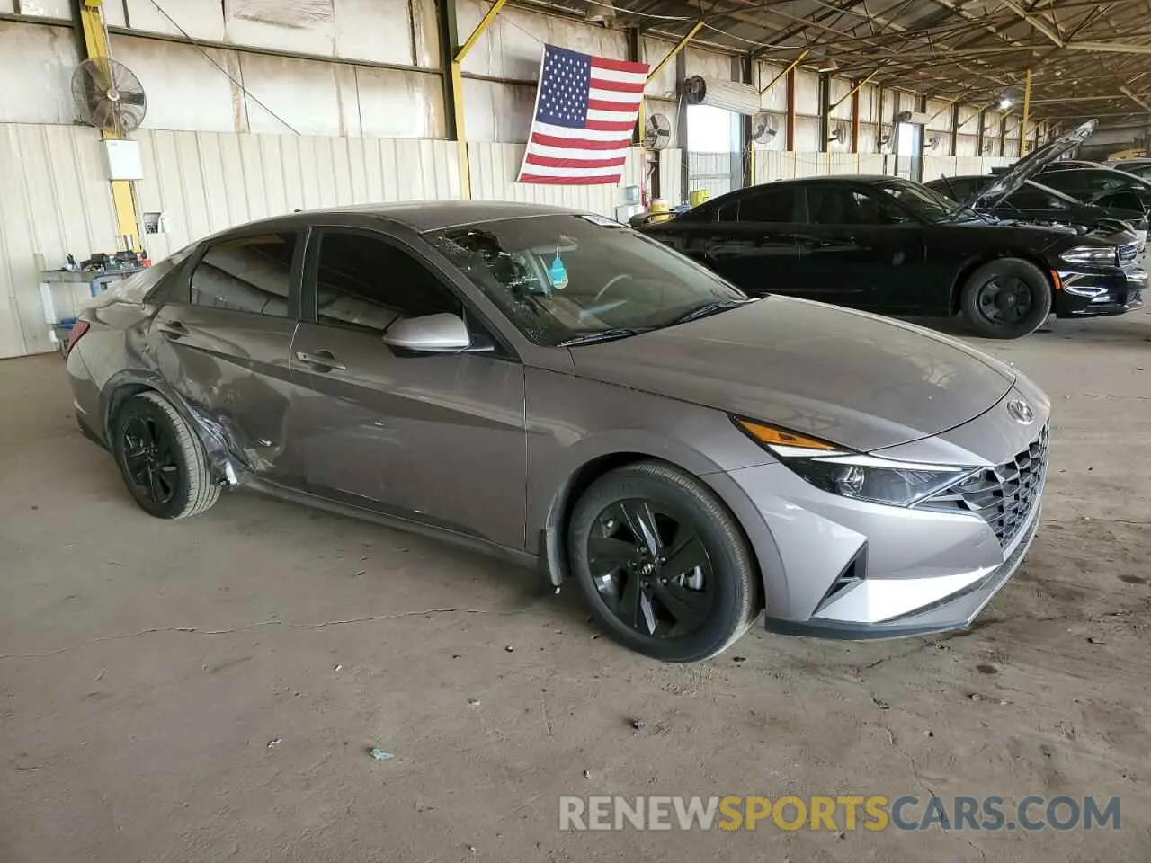 4 Photograph of a damaged car KMHLM4AG4NU240863 HYUNDAI ELANTRA 2022