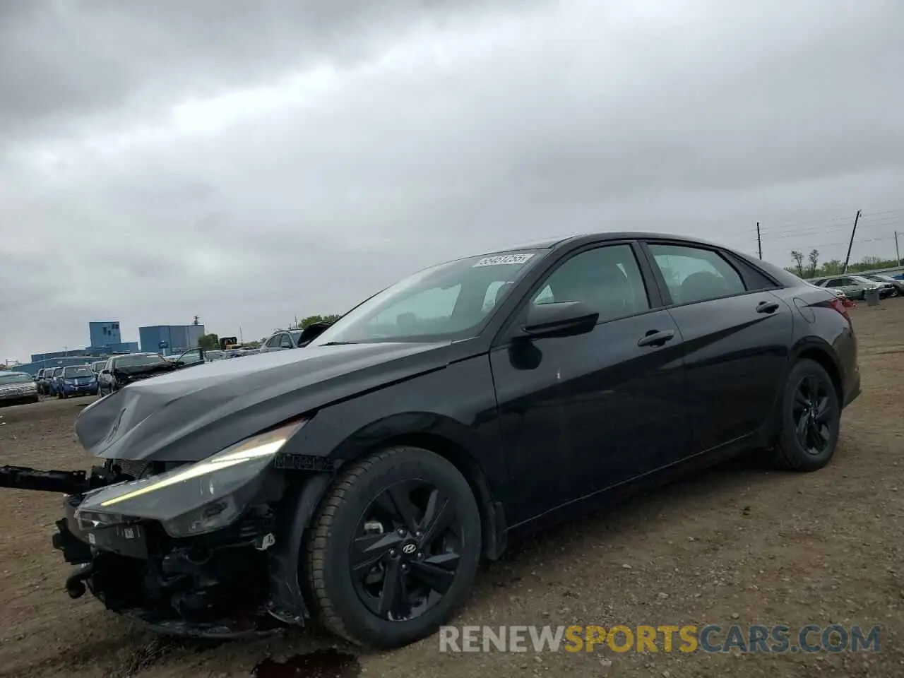 1 Photograph of a damaged car KMHLM4AG4NU242189 HYUNDAI ELANTRA 2022