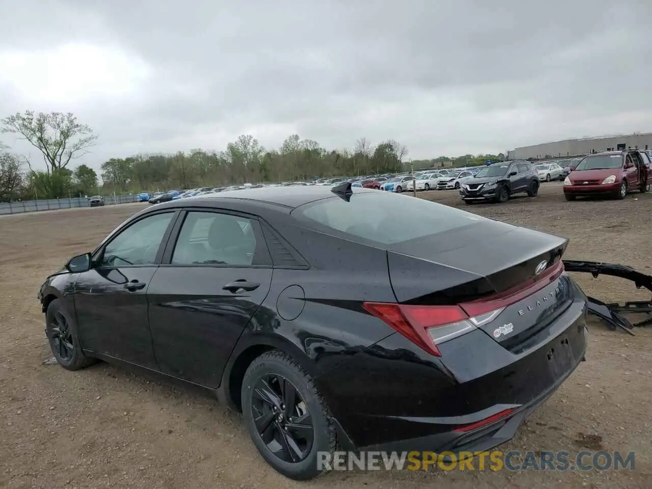 2 Photograph of a damaged car KMHLM4AG4NU242189 HYUNDAI ELANTRA 2022