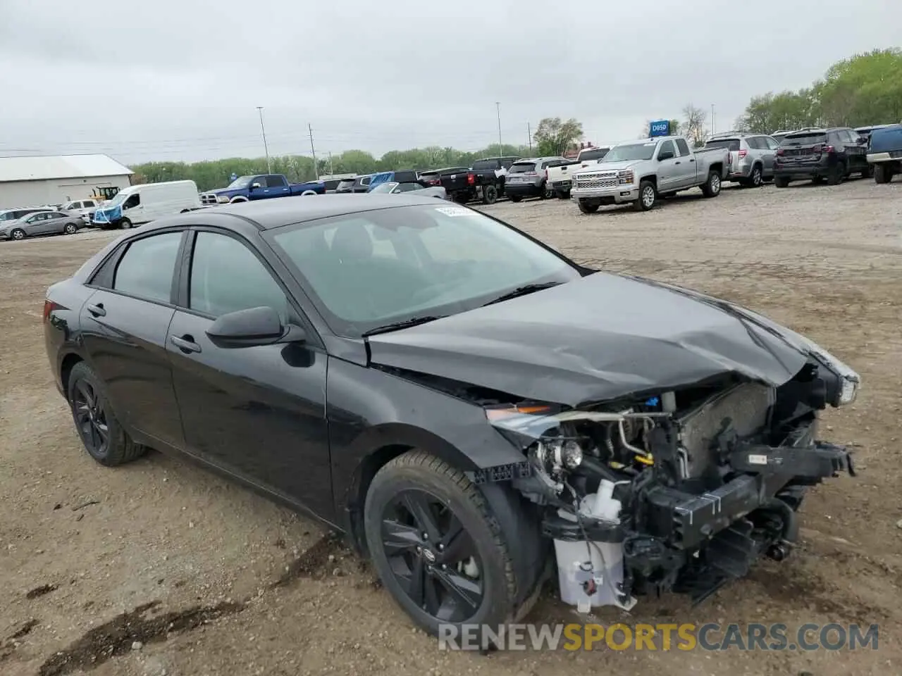 4 Photograph of a damaged car KMHLM4AG4NU242189 HYUNDAI ELANTRA 2022
