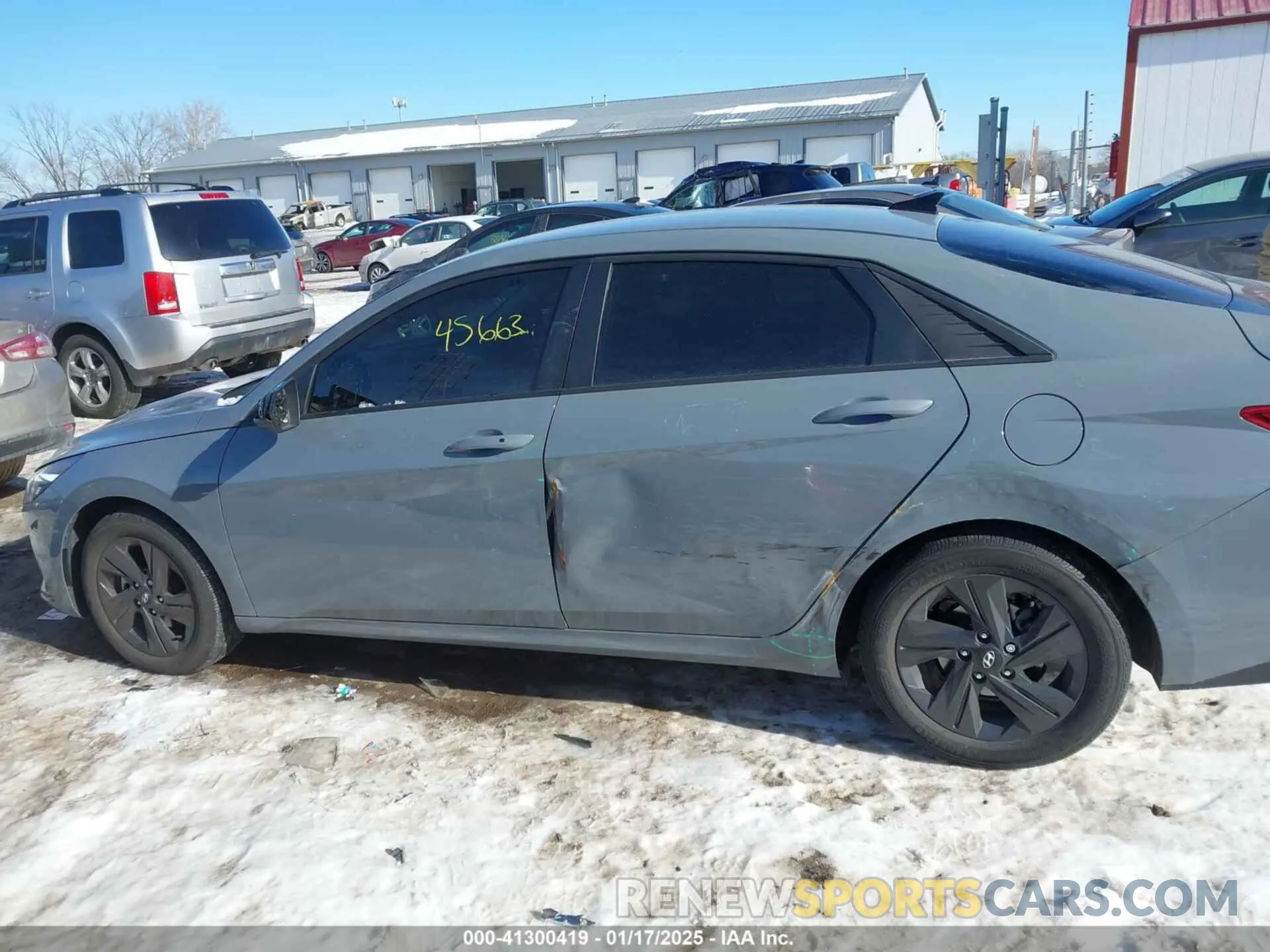 14 Photograph of a damaged car KMHLM4AG4NU245285 HYUNDAI ELANTRA 2022