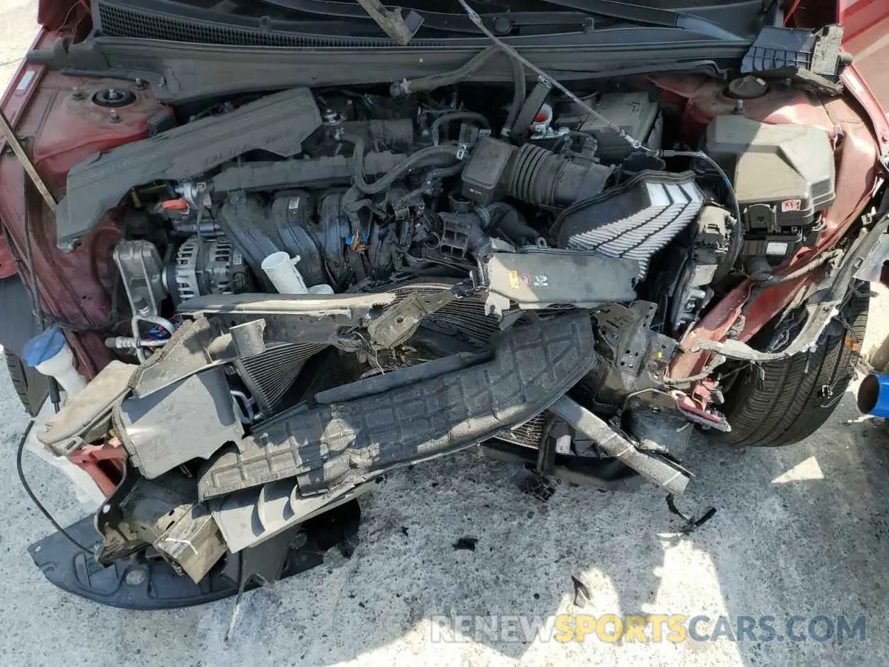 11 Photograph of a damaged car KMHLM4AG4NU282109 HYUNDAI ELANTRA 2022
