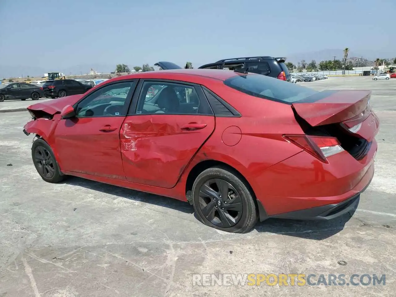 2 Photograph of a damaged car KMHLM4AG4NU282109 HYUNDAI ELANTRA 2022