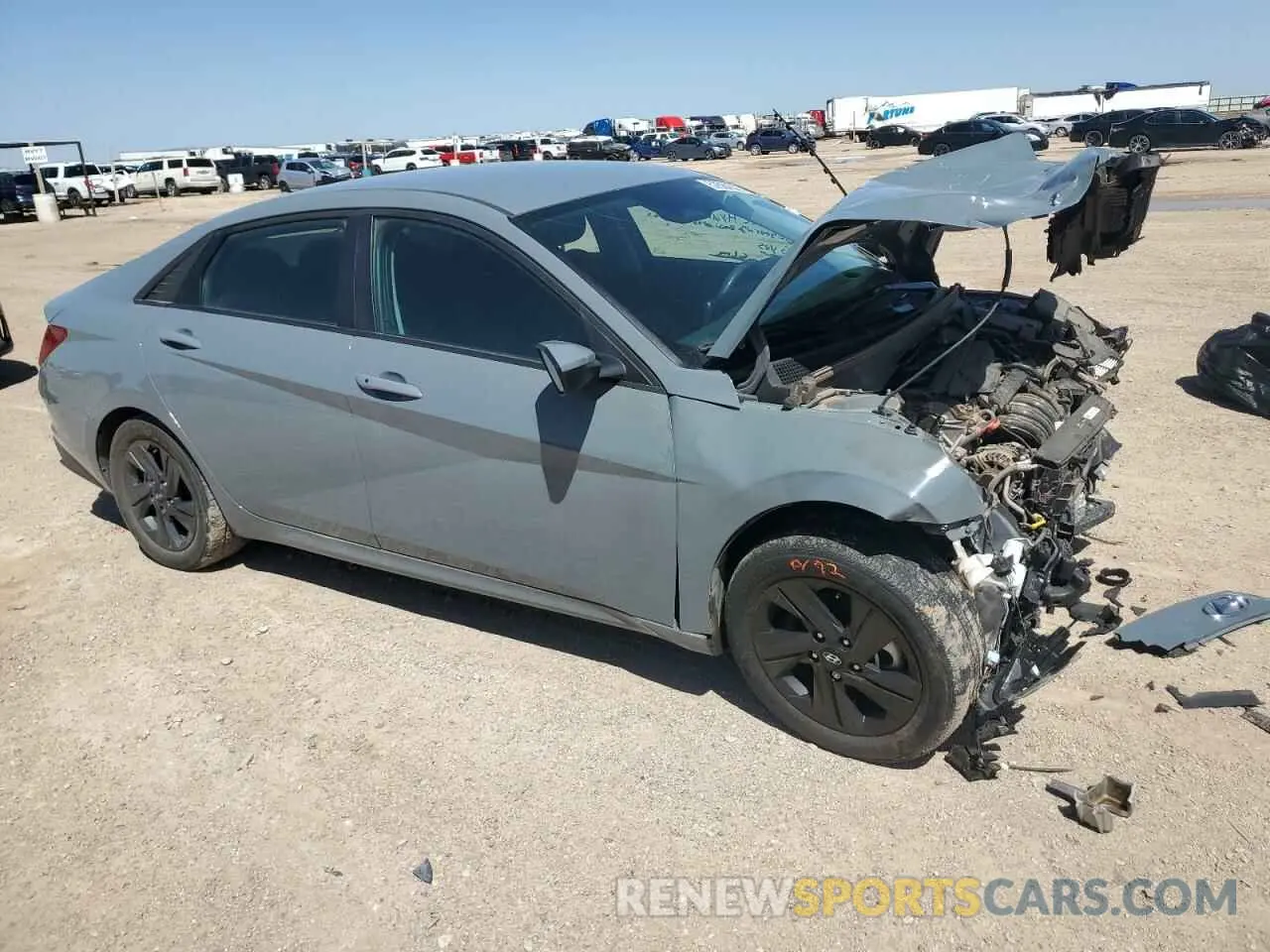 4 Photograph of a damaged car KMHLM4AG4NU305405 HYUNDAI ELANTRA 2022