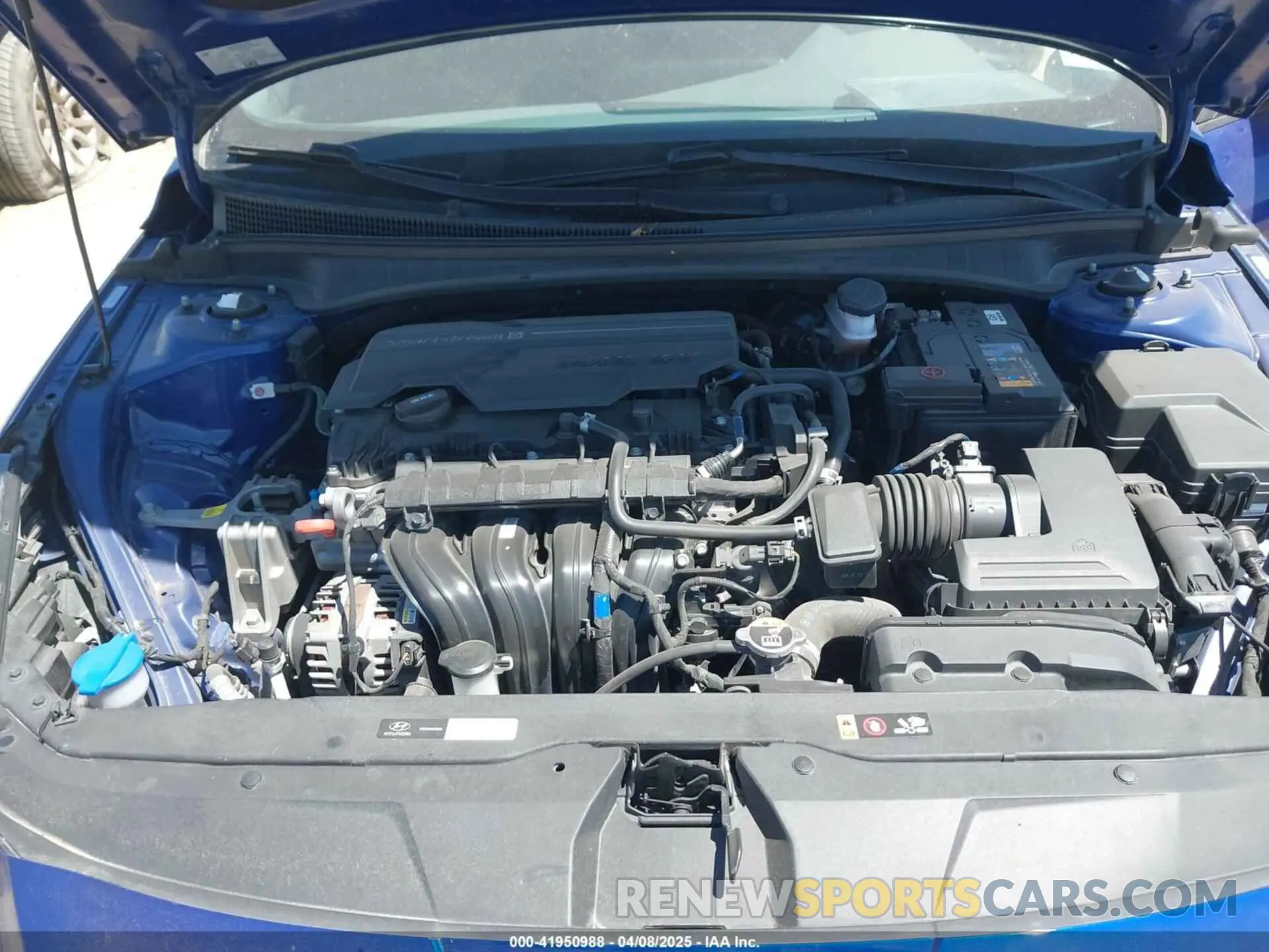 10 Photograph of a damaged car KMHLM4AG4NU308921 HYUNDAI ELANTRA 2022