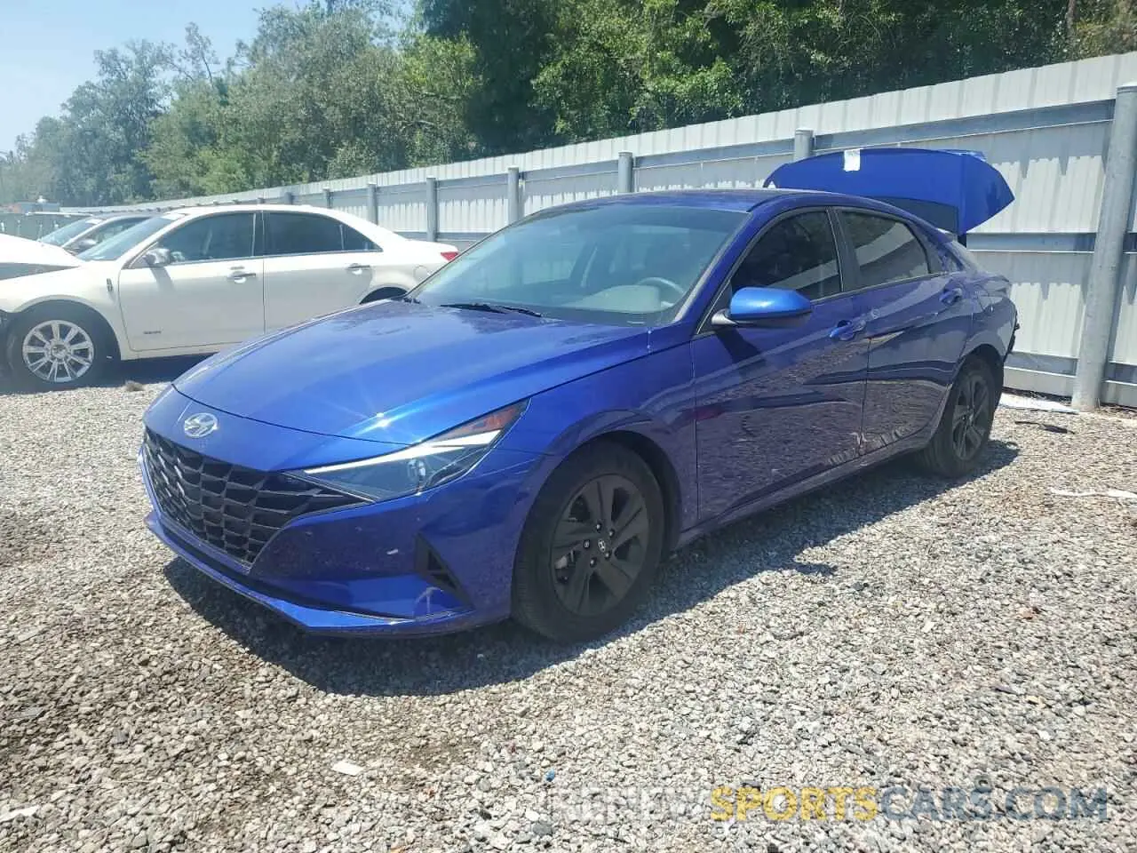 1 Photograph of a damaged car KMHLM4AG4NU312161 HYUNDAI ELANTRA 2022