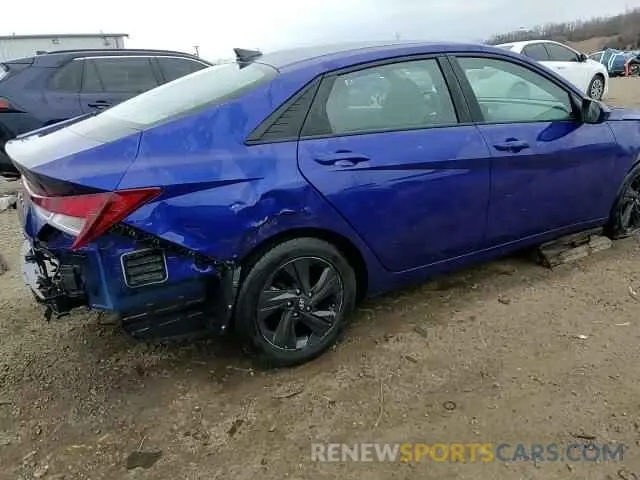 14 Photograph of a damaged car KMHLM4AG4NU321006 HYUNDAI ELANTRA 2022