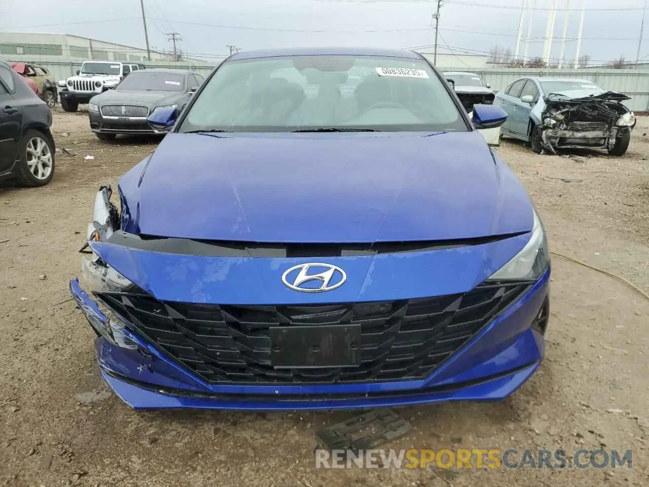5 Photograph of a damaged car KMHLM4AG4NU321006 HYUNDAI ELANTRA 2022