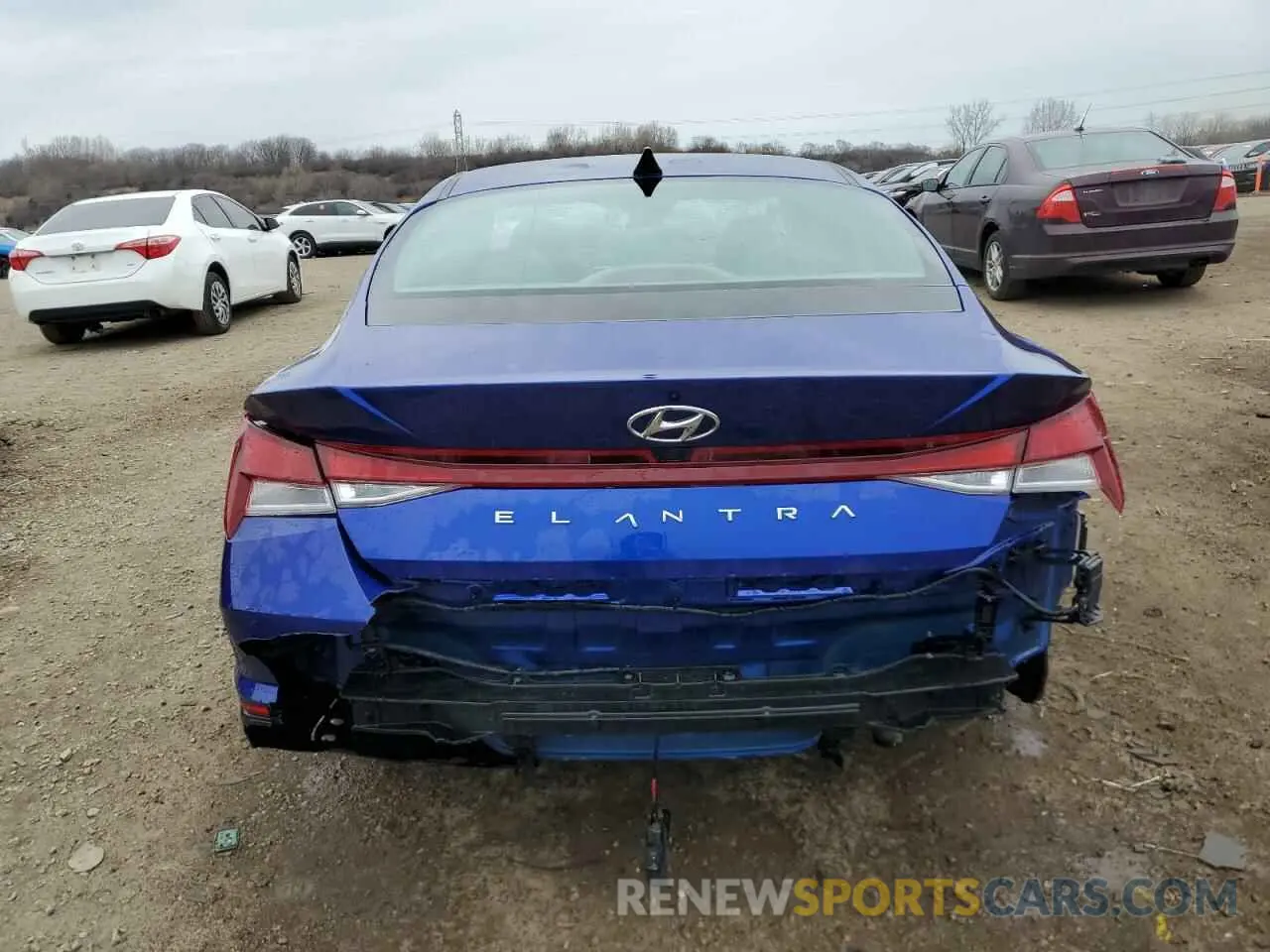 6 Photograph of a damaged car KMHLM4AG4NU321006 HYUNDAI ELANTRA 2022