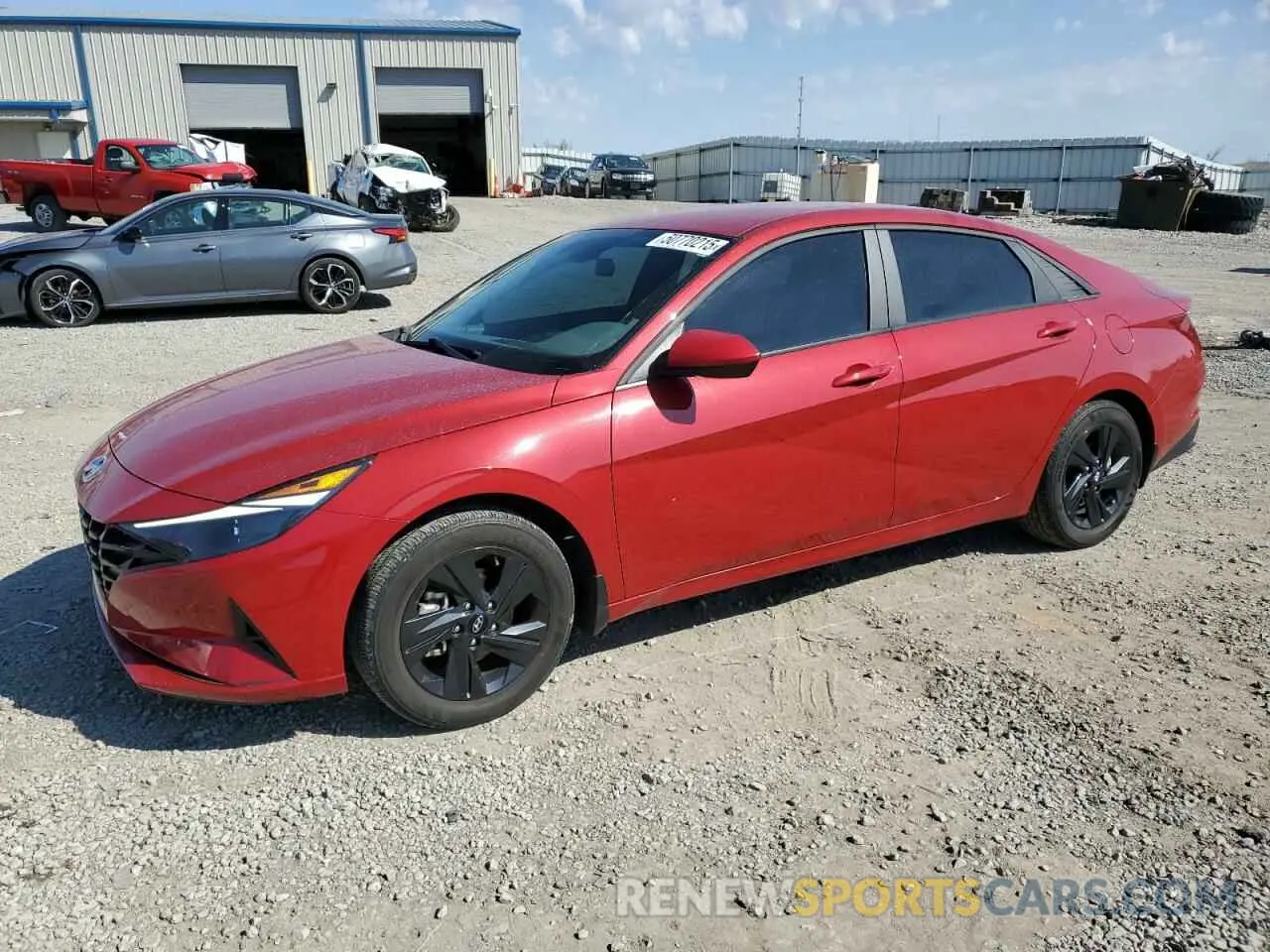 1 Photograph of a damaged car KMHLM4AG4NU360419 HYUNDAI ELANTRA 2022