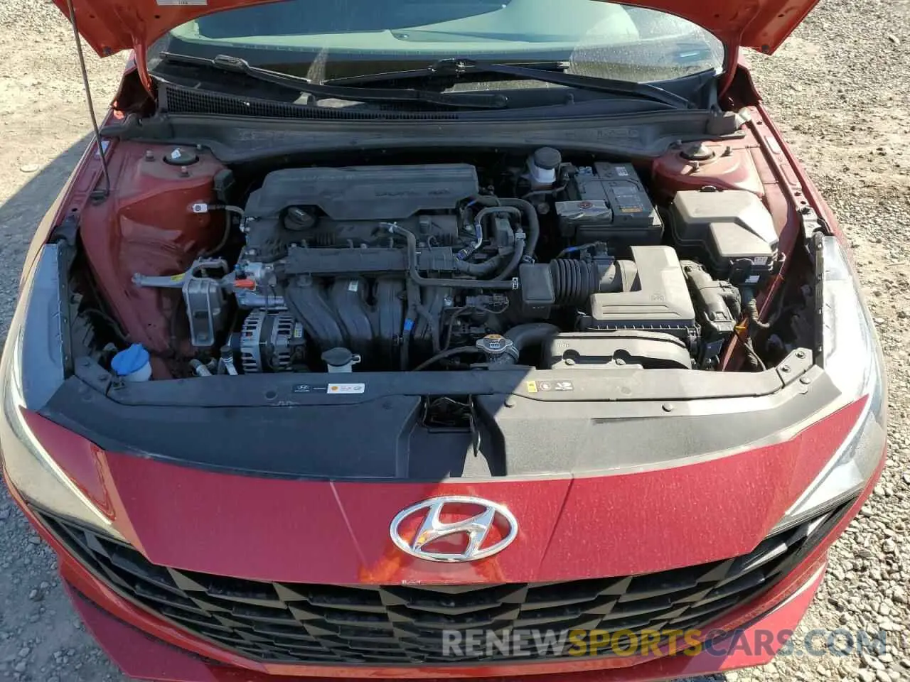 11 Photograph of a damaged car KMHLM4AG4NU360419 HYUNDAI ELANTRA 2022