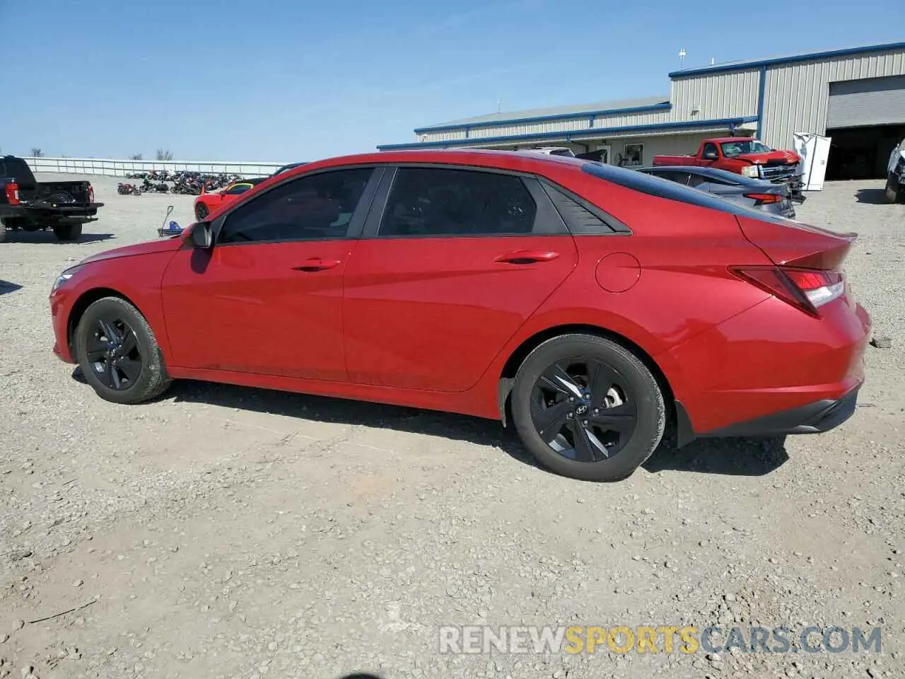 2 Photograph of a damaged car KMHLM4AG4NU360419 HYUNDAI ELANTRA 2022