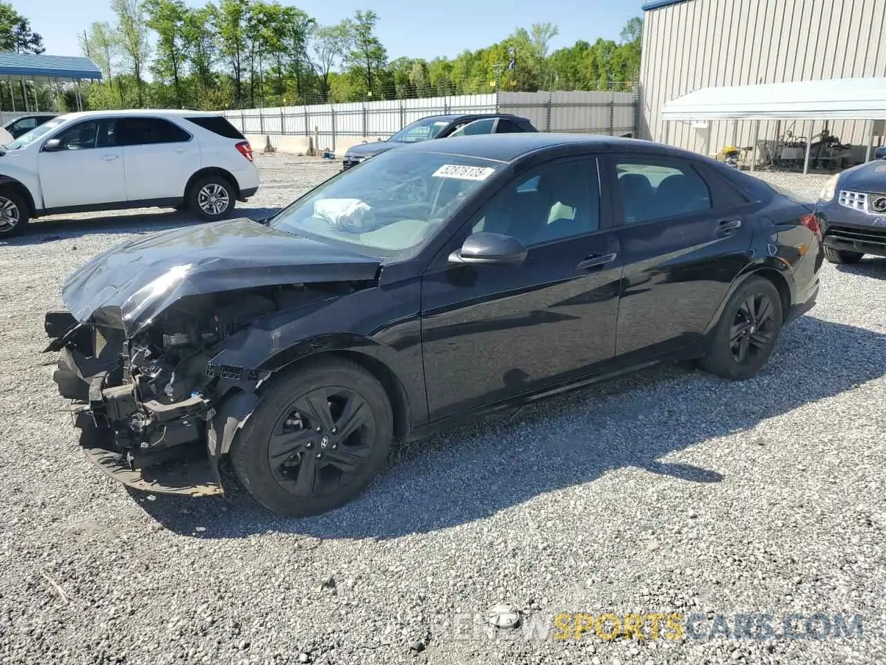 1 Photograph of a damaged car KMHLM4AG4NU364356 HYUNDAI ELANTRA 2022