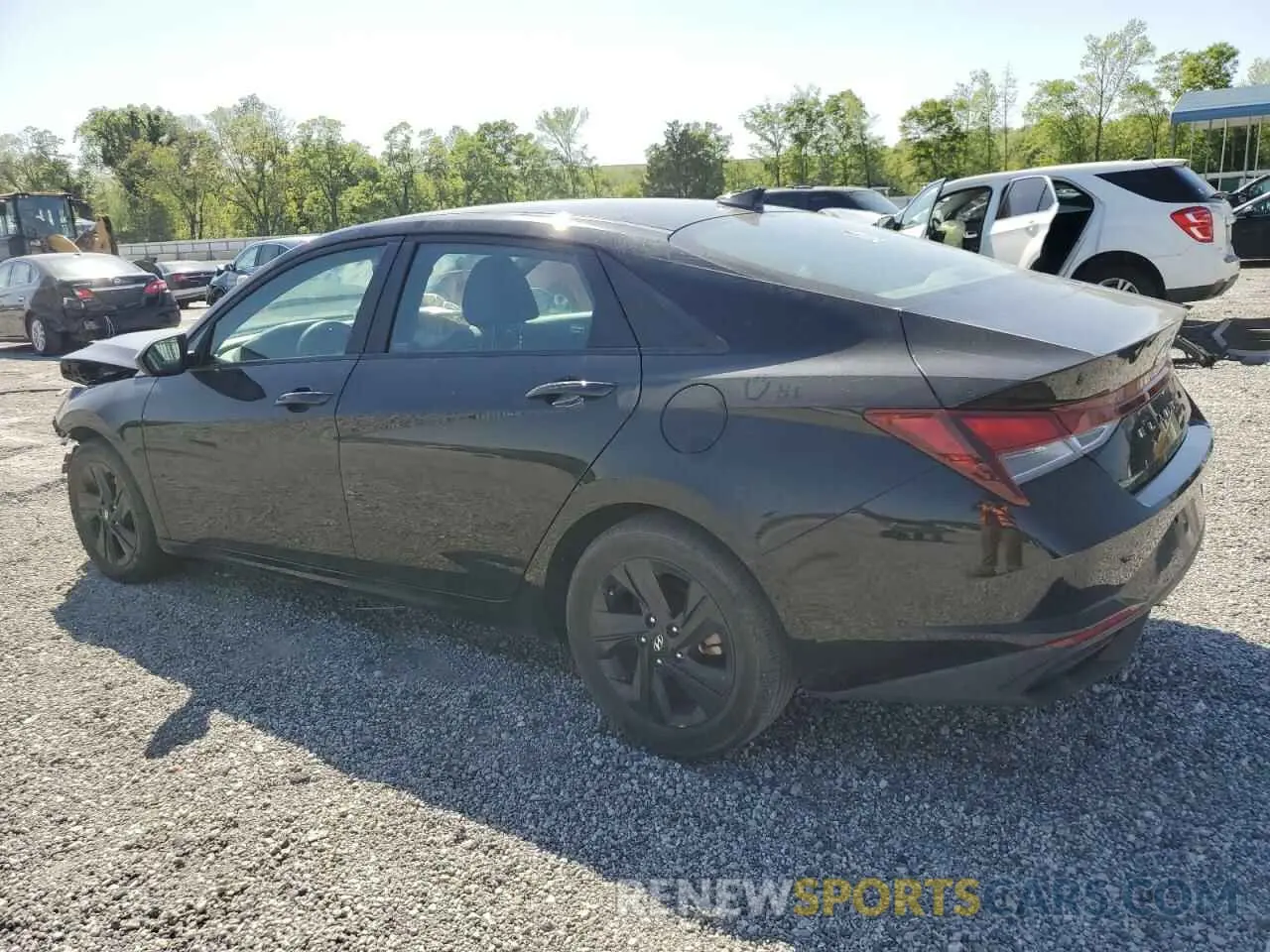 2 Photograph of a damaged car KMHLM4AG4NU364356 HYUNDAI ELANTRA 2022