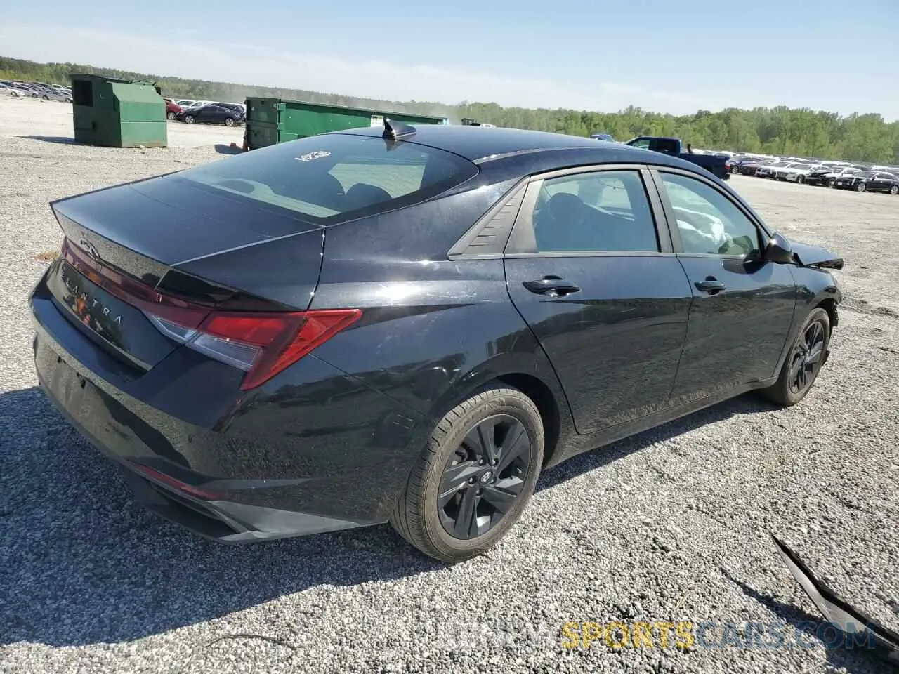 3 Photograph of a damaged car KMHLM4AG4NU364356 HYUNDAI ELANTRA 2022