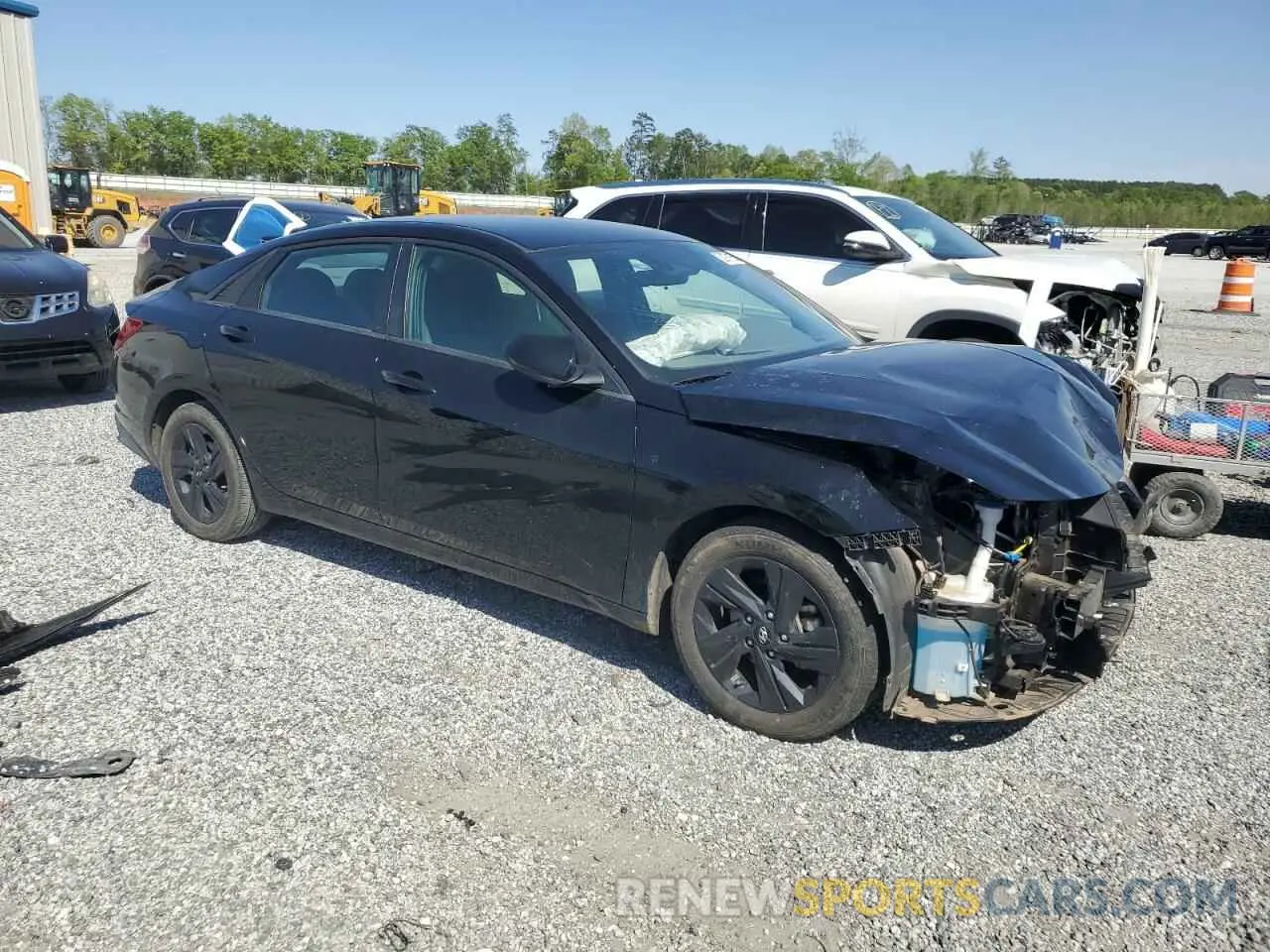 4 Photograph of a damaged car KMHLM4AG4NU364356 HYUNDAI ELANTRA 2022