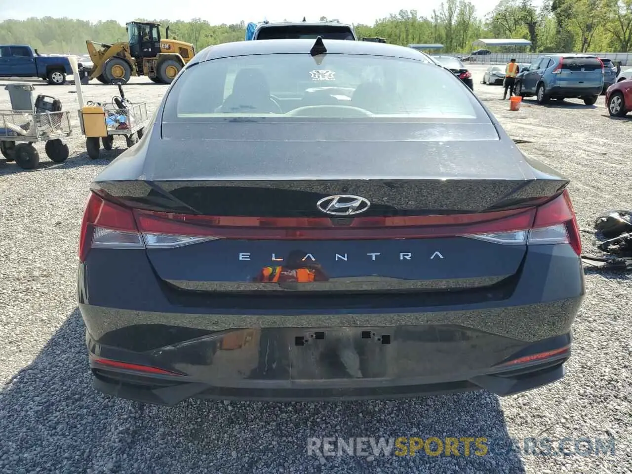 6 Photograph of a damaged car KMHLM4AG4NU364356 HYUNDAI ELANTRA 2022