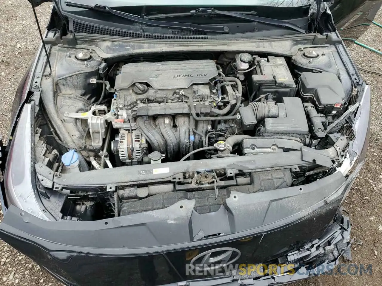 11 Photograph of a damaged car KMHLM4AG5NU286590 HYUNDAI ELANTRA 2022
