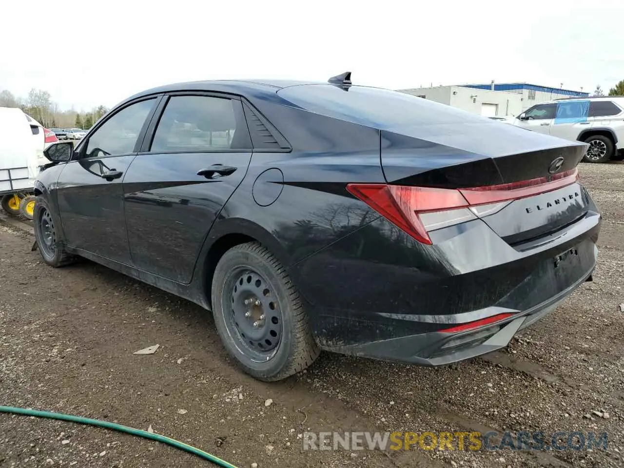 2 Photograph of a damaged car KMHLM4AG5NU286590 HYUNDAI ELANTRA 2022